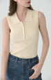 Blue breeze knit tank