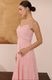 Summer Garden Linen dress in pink