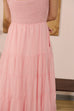 Summer Garden Linen dress in pink