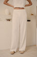 Confidence in you linen set in white