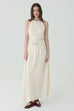 Stilllight textured gown set in beige