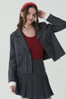 Ash academy jacket in grey