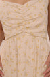 Summer Garden Linen dress in floral