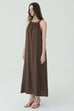 Angelina linen a line dress