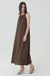 Angelina linen a line dress