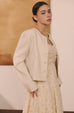 Clean cut jacket in beige