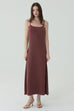 Alexa cooling knit dress in red