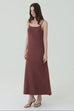 Alexa cooling knit dress in red