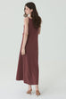 Alexa cooling knit dress in red