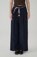 Enroute elastic waist pants in navy blue