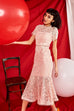 Dream land two ways lace dress in pink