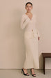 My boo V-neck cardigan in white