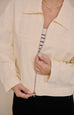 ZIP Minimal jacket in beige