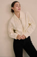 ZIP Minimal jacket in beige