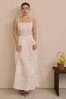 Take me on a date maxi dress in white