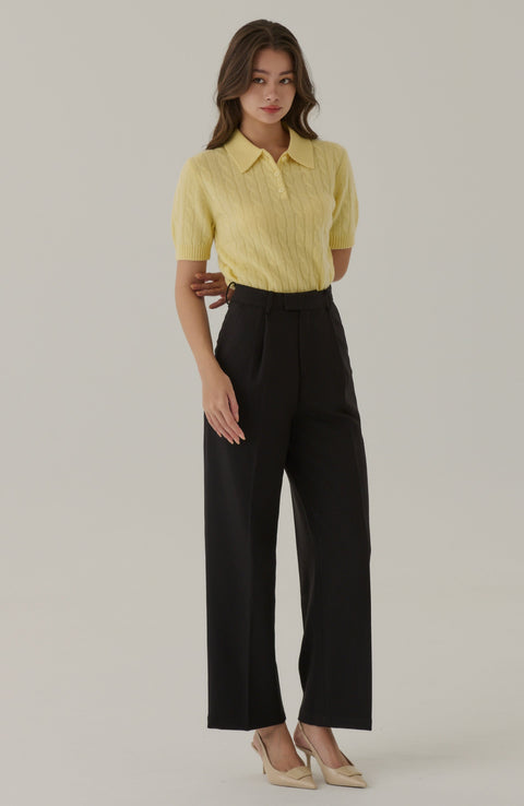 Get off work wide-leg pants