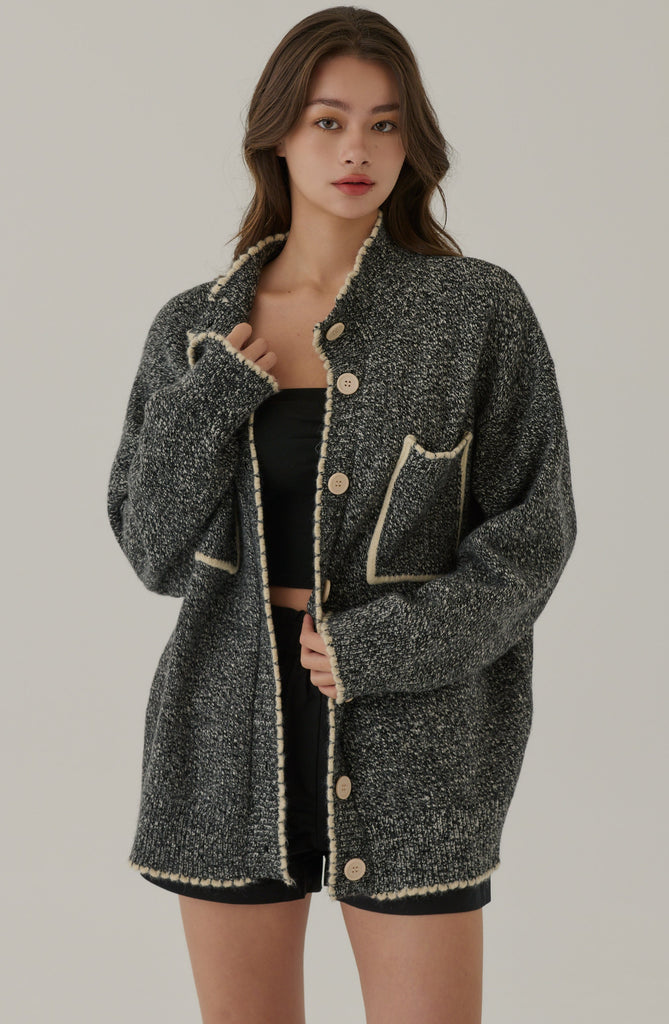 Snowfall kint cardigan