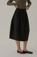 Cute puff skirt in black
