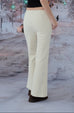 Wool blend flared pants in Black/Beige/Green/Grey/Navy
