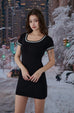 Xmas knit square neck bra Dress