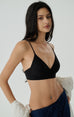 Push up invisible bra in black