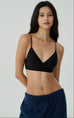 Push up invisible bra in black