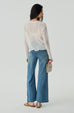 Midnight Sheer Knit Cardigan in White