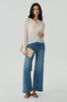 Midnight Sheer Knit Cardigan in White
