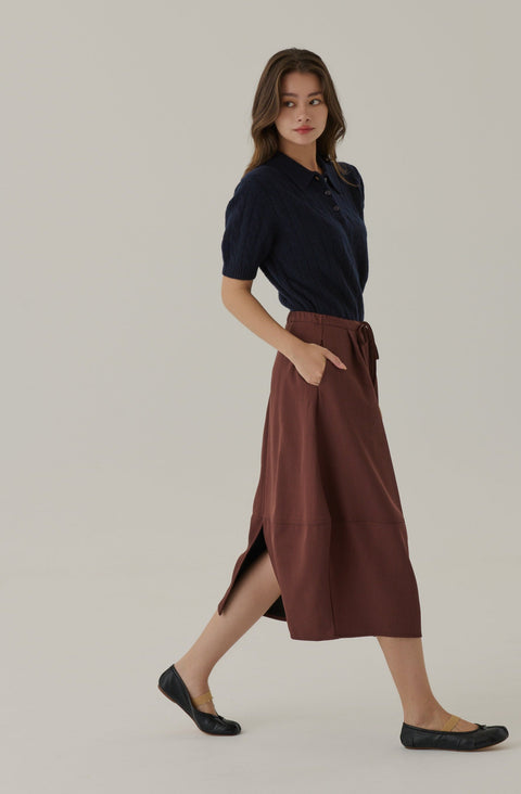 Cute puff skirt in sienna