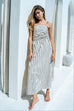 Summer time stripes midi dress