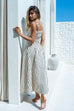 Summer time stripes midi dress