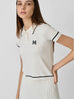 MINUS1 GOLF KNITTED POLO SHIRT