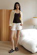 Soft line y-back tank in dark brown