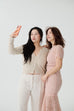Skinny cable knit cooling cardigan