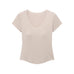 Crew neck Tencel elastic bra Tee
