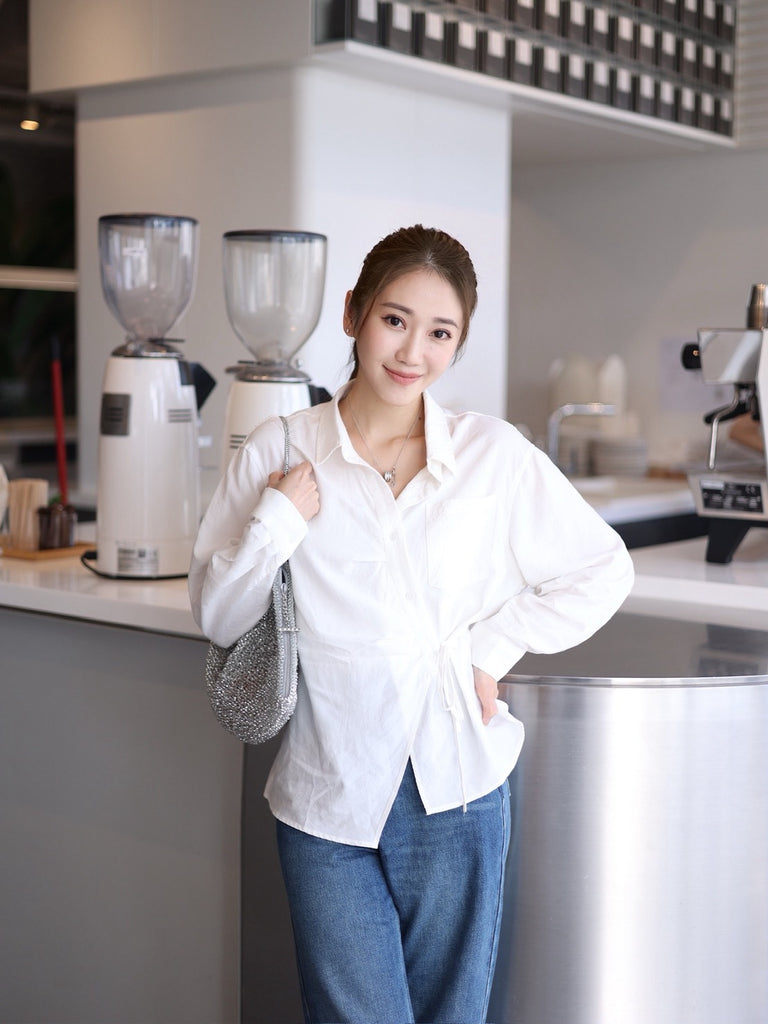 Gorgeous tie up shirt